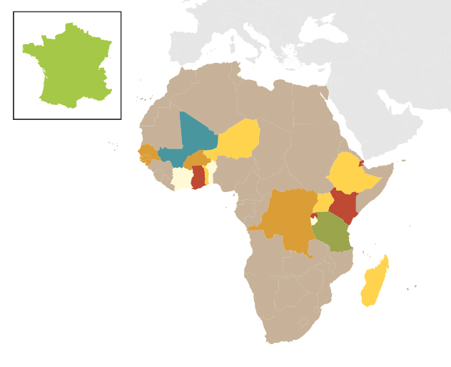 boa map africa